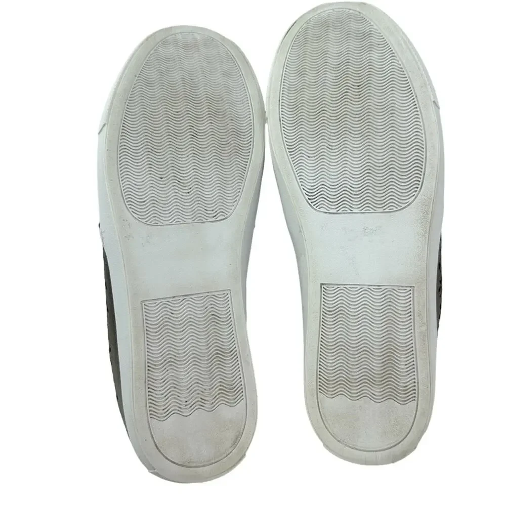 CASLON Eden 2 Perforated Platform Metallic Leather Sneaker Women’s Size 8.5